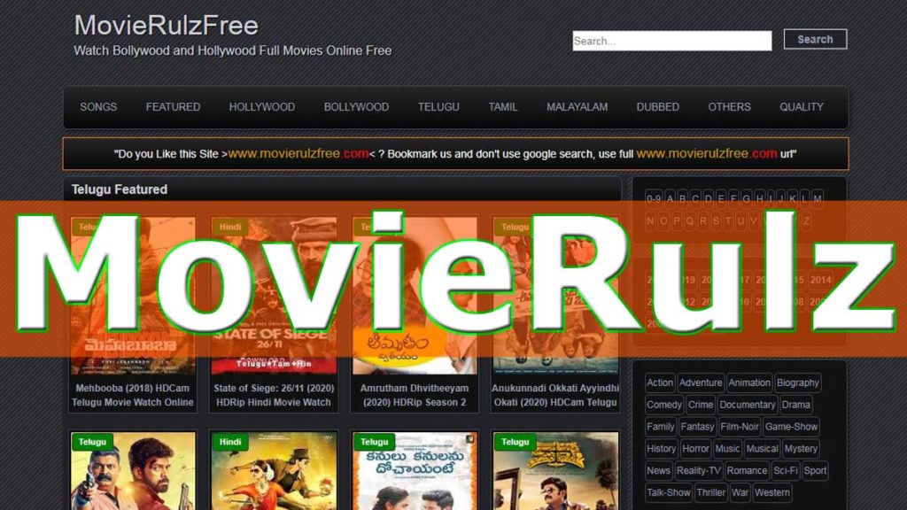 MovieRulz 2020 Download Free Latest Bollywood