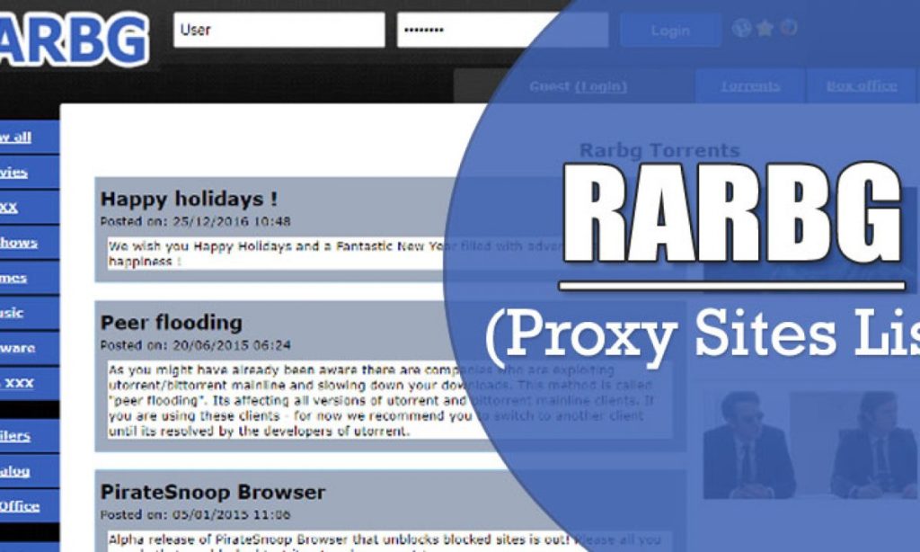 Rarbg Proxy List 2020 [100% Working Rarbg Mirror Sites & Proxies]